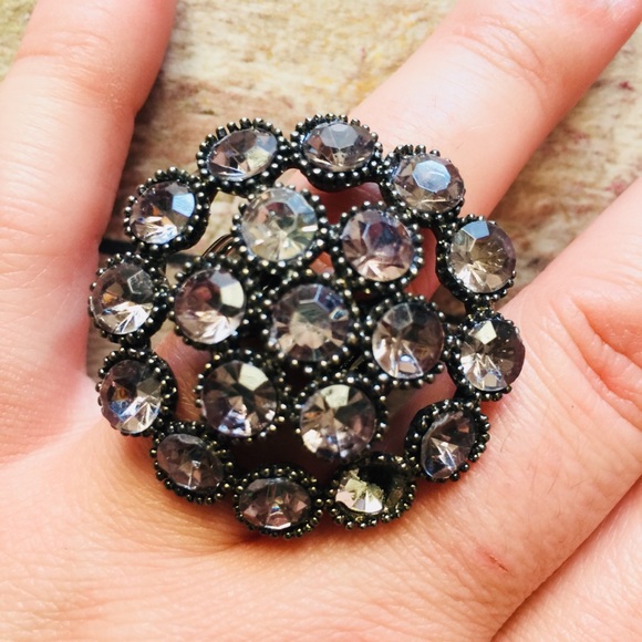 jewelry silver tone ring